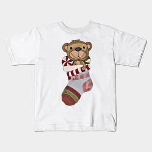 Christmas Stocking Apparel Kids T-Shirt